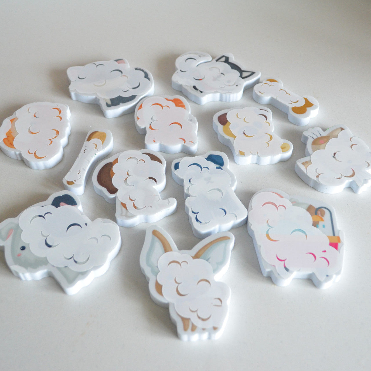 Colour Changing Bath Stickers - Muddy Paws