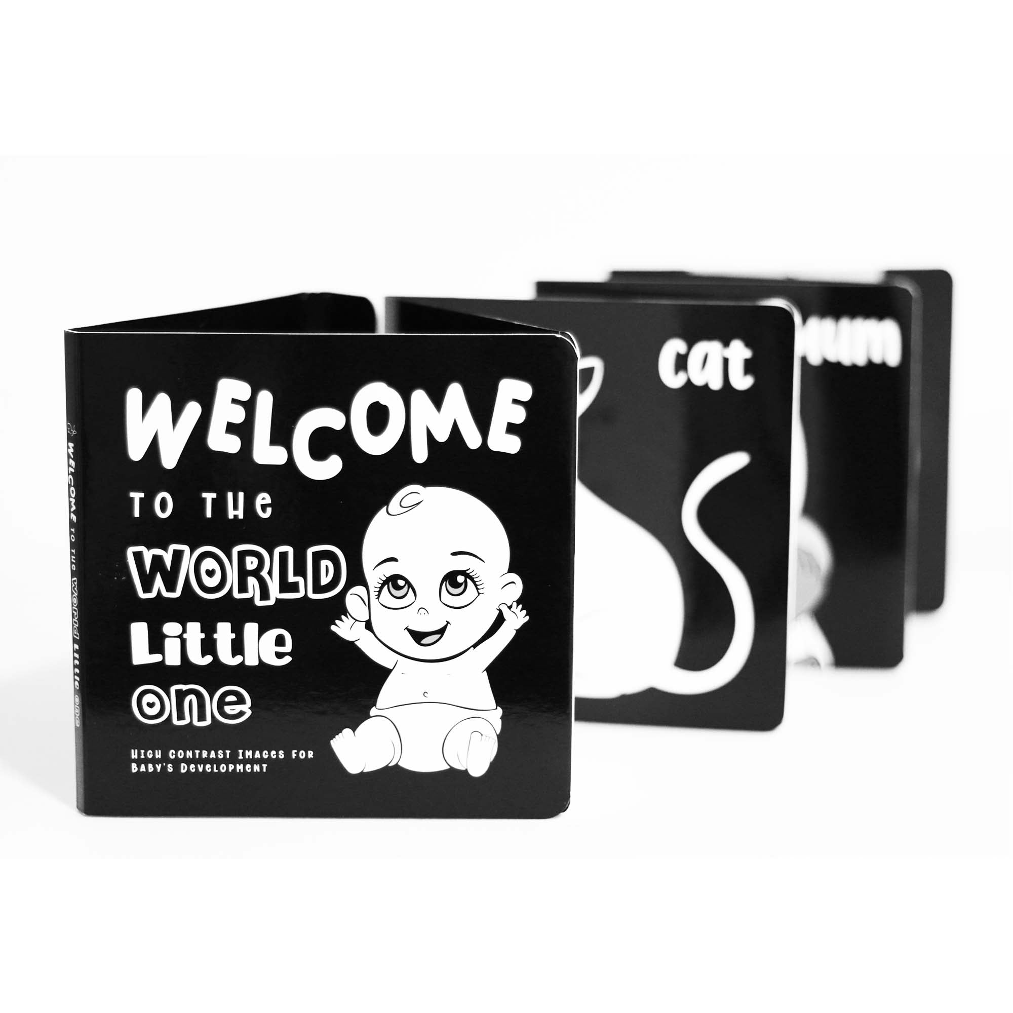 Black & White Baby Book - Welcome to the World Little One - Toot Toot Toys