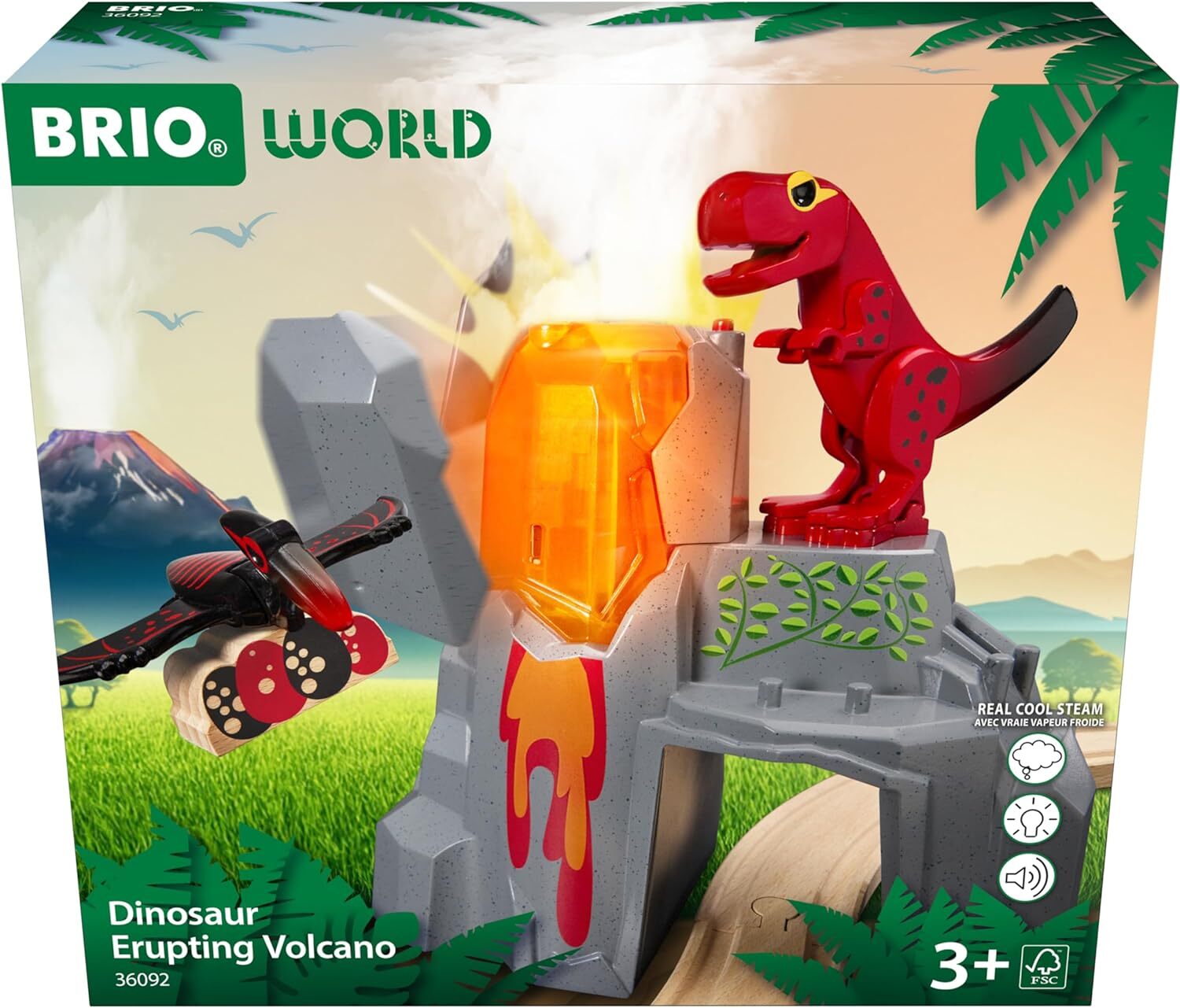 Dinosaur Erupting Volcano Set (36092)
