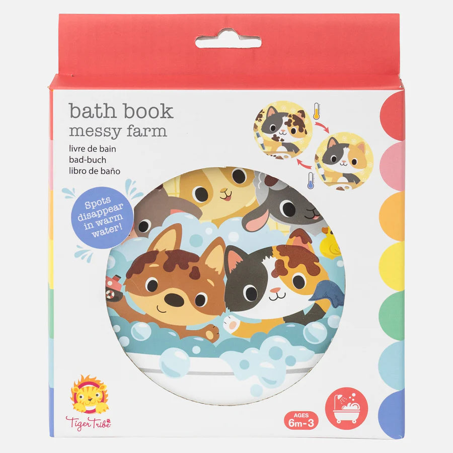 Bath Book - Messy Farm