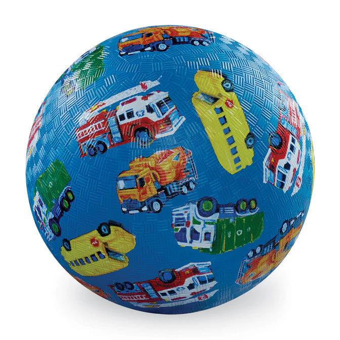 7 inch Playground Ball - City Vehicles
