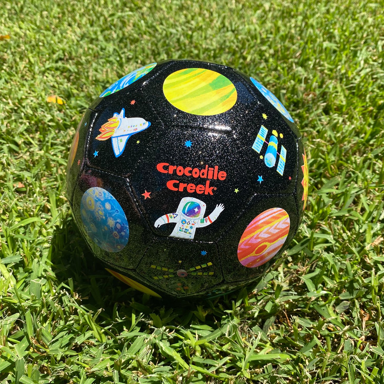 Glitter Soccer Ball - Space Exploration (Size 3)