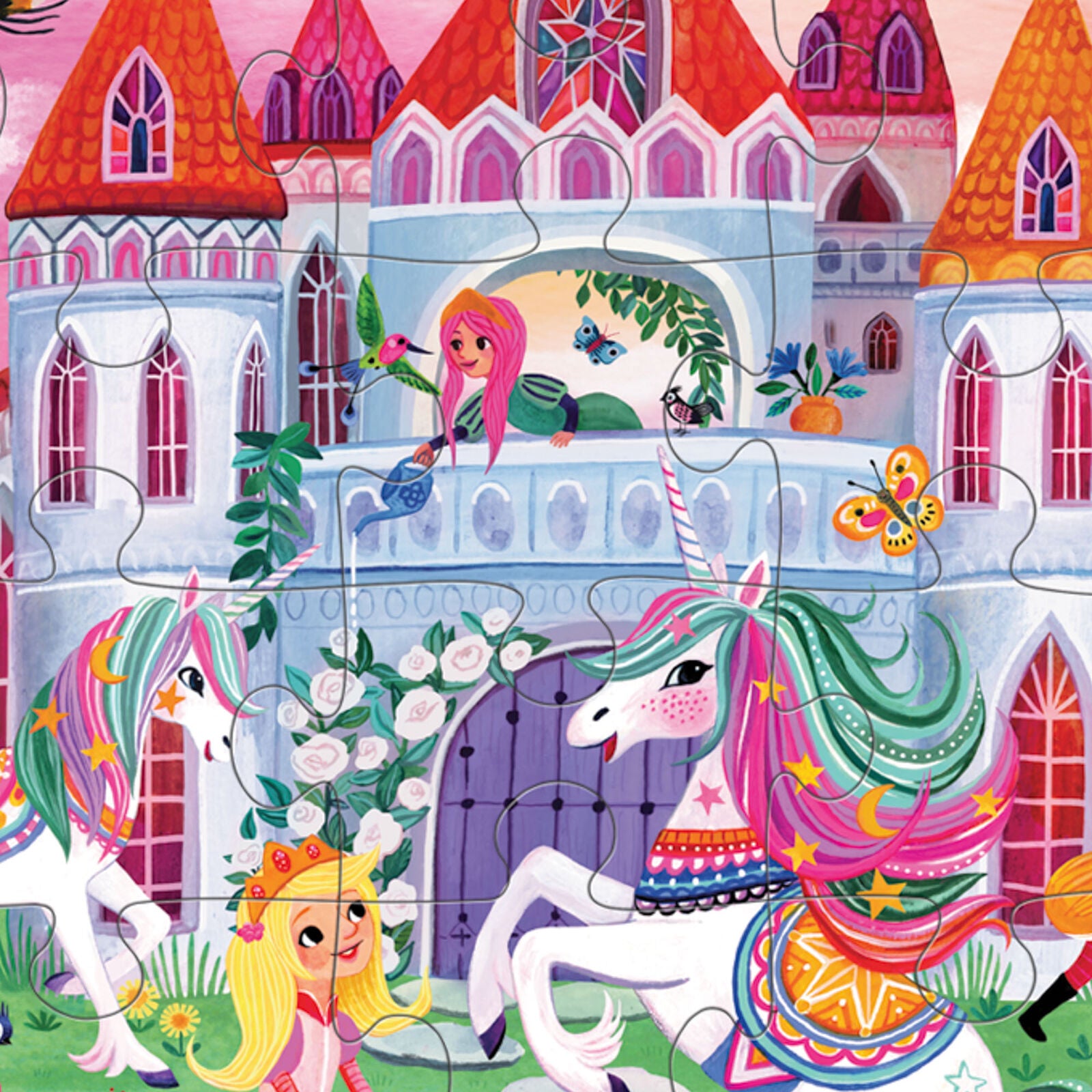Classic Floor Puzzle 36pc - Unicorn Castle