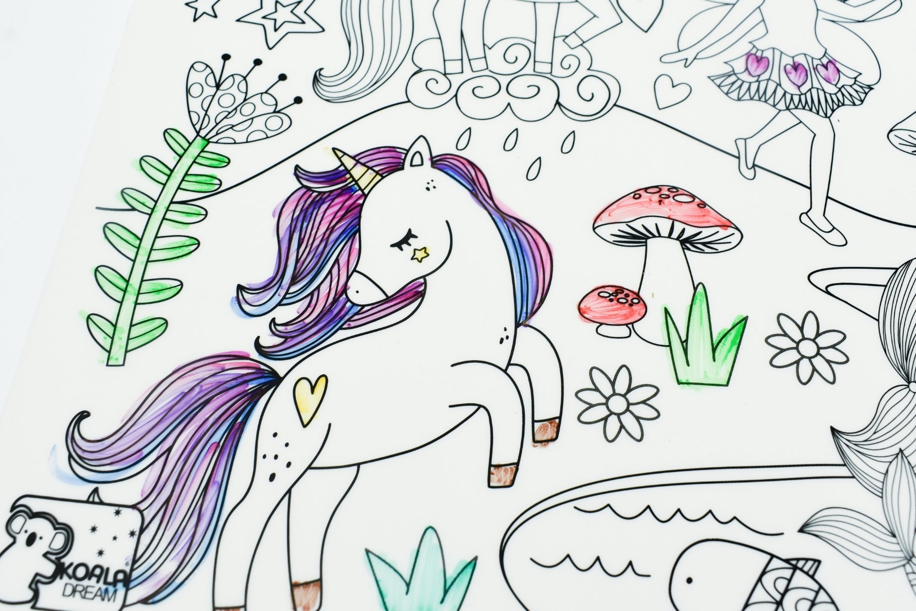 Reusable Silicone Drawing Mat - Enchanted Kingdom