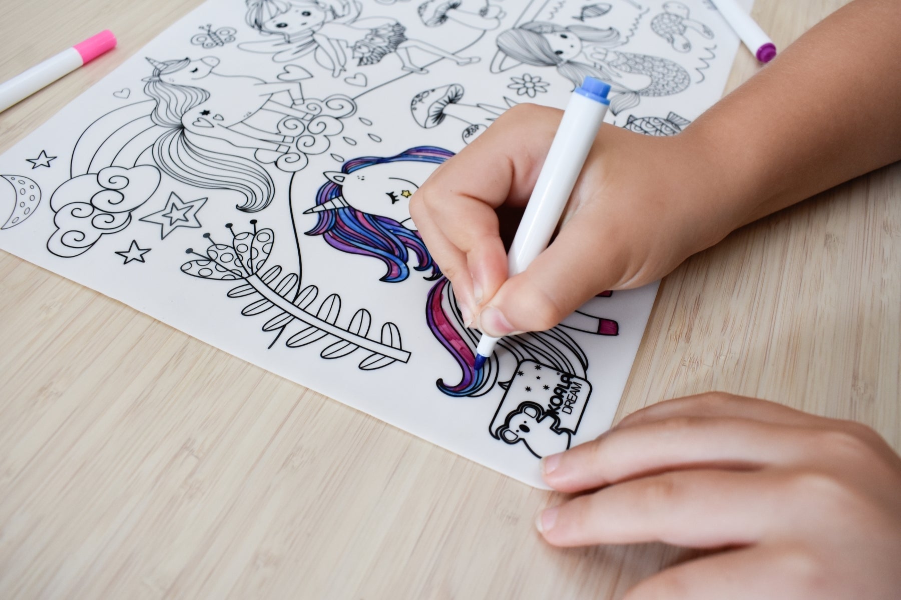Reusable Silicone Drawing Mat - Enchanted Kingdom