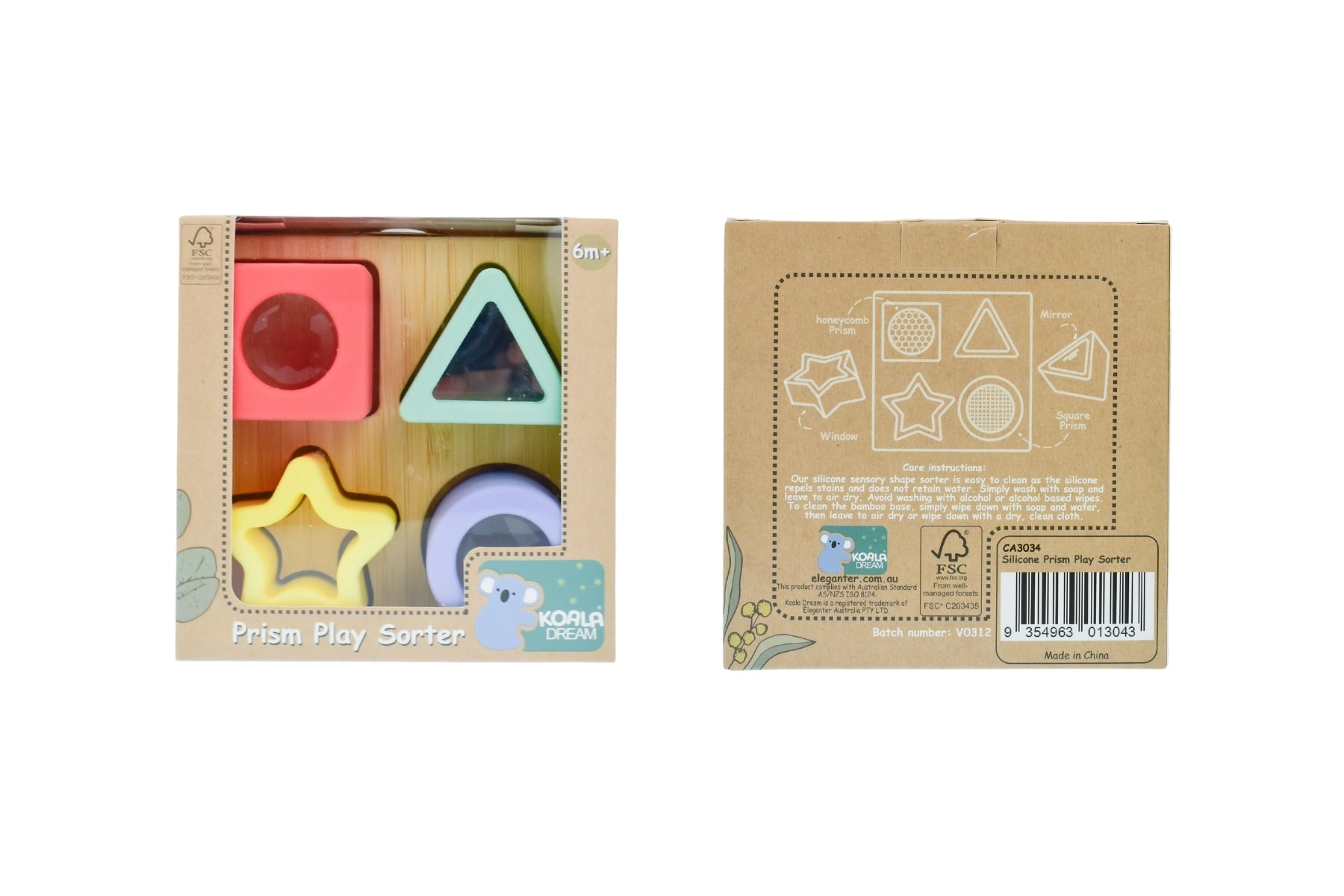 Silicone Prism Shape Sorter