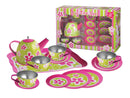 Kaper Kidz - Lime Daisy Flower Tin Tea Set