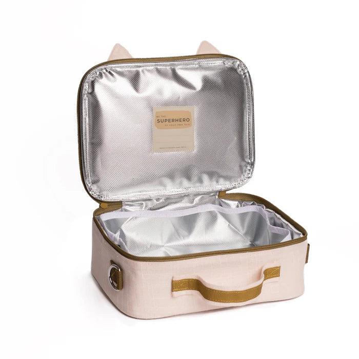 Insulated Lunch Box / Bag - Cat Ears Pink