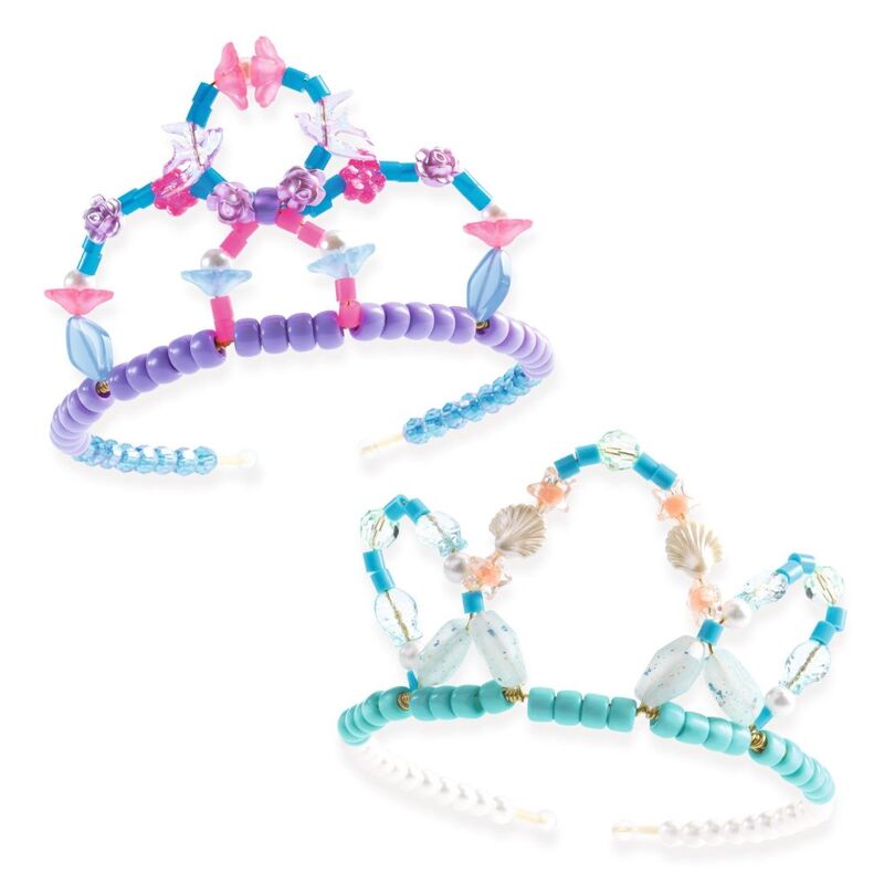 Duo of Tiaras - Blue & Purple Bead Kit