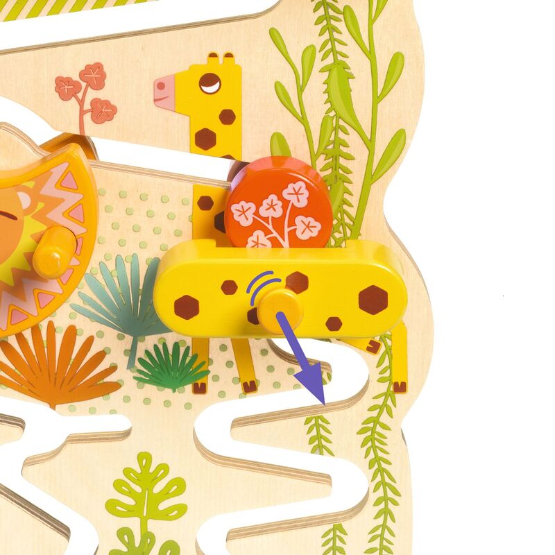 Cascadou Wooden Sliding Maze Puzzle - Toot Toot Toys