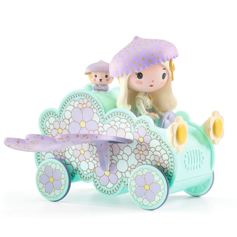 Jil & Jerry Tinyly Figurines & Tinycar - Toot Toot Toys