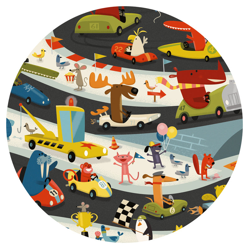 Car Rally 54pc Observation Puzzle