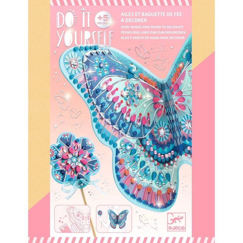 Do It Yourself - Like a Fairy Wings & Wand Set