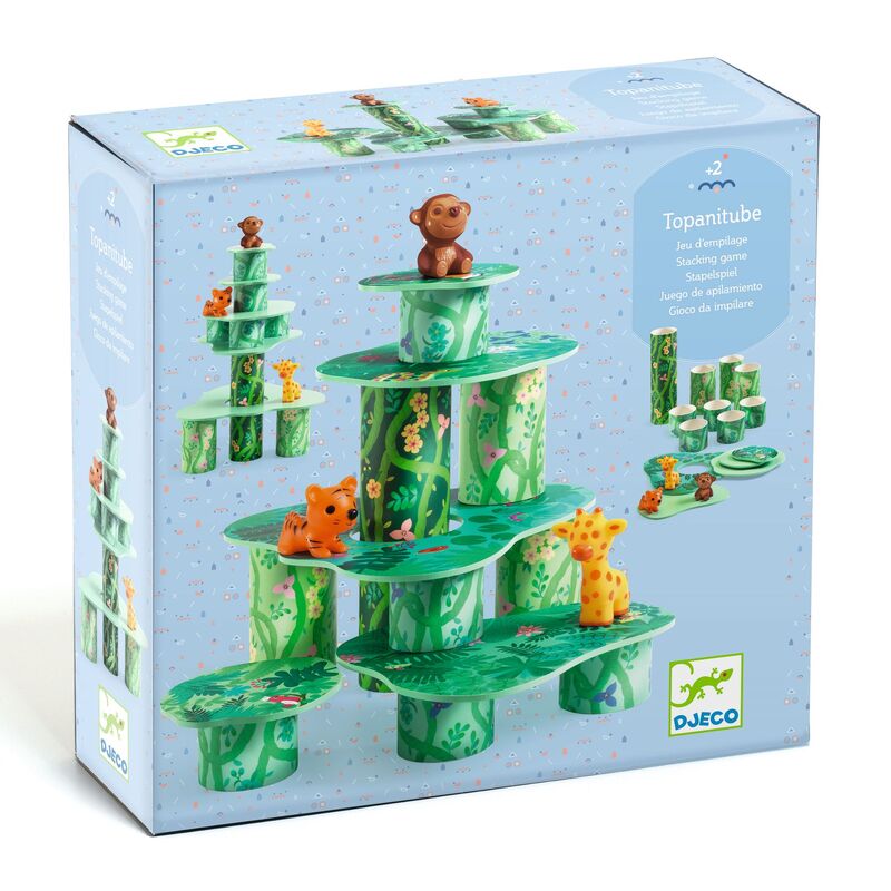 TopaniTube Illustrated Construction Set - Toot Toot Toys