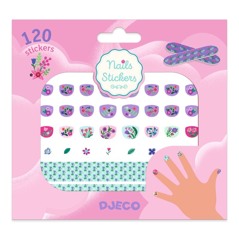 120 Petit Flower Nail Stickers