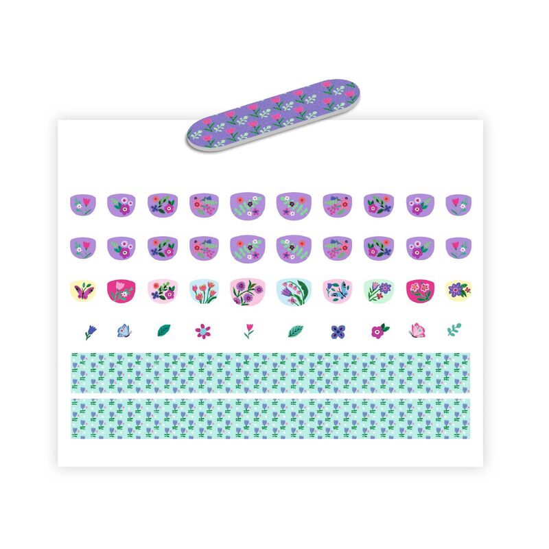 120 Petit Flower Nail Stickers