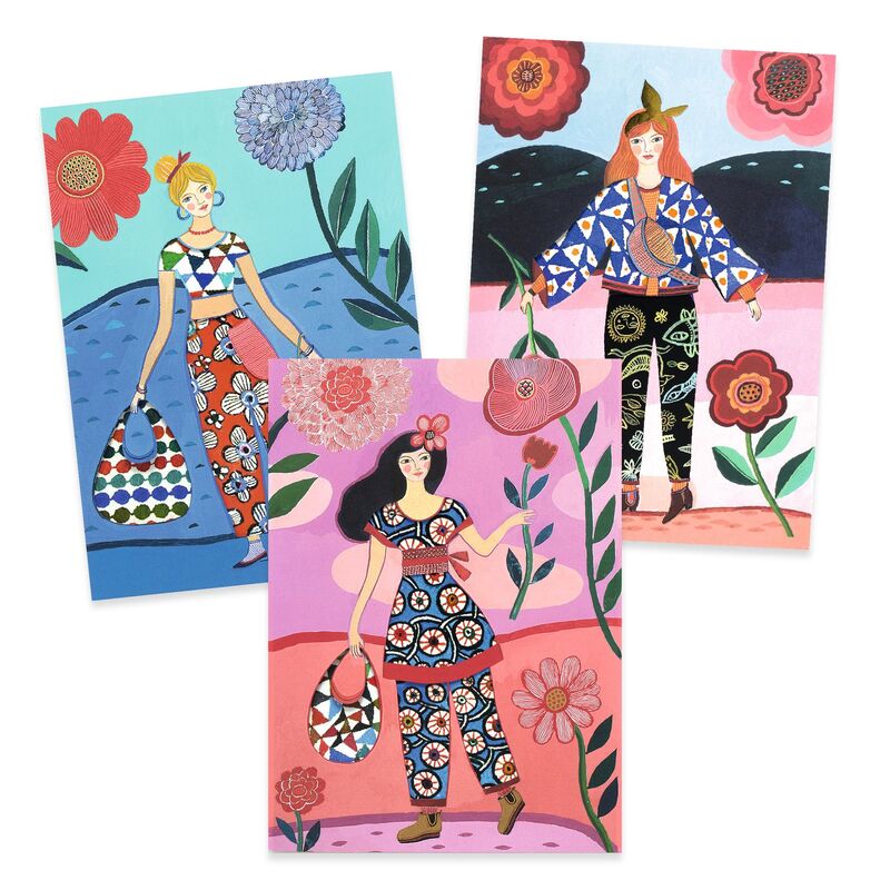 WAX Trend Fashion Patterned Collage