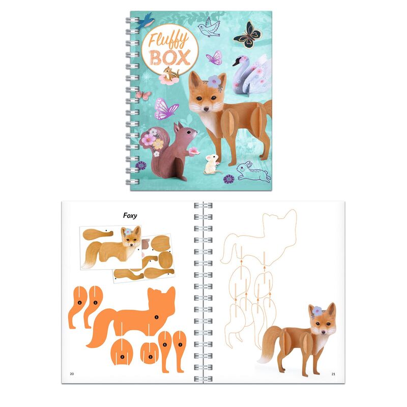 Fluffy Animals Art & Craft Activity Box
