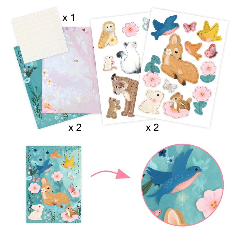 Fluffy Animals Art & Craft Activity Box
