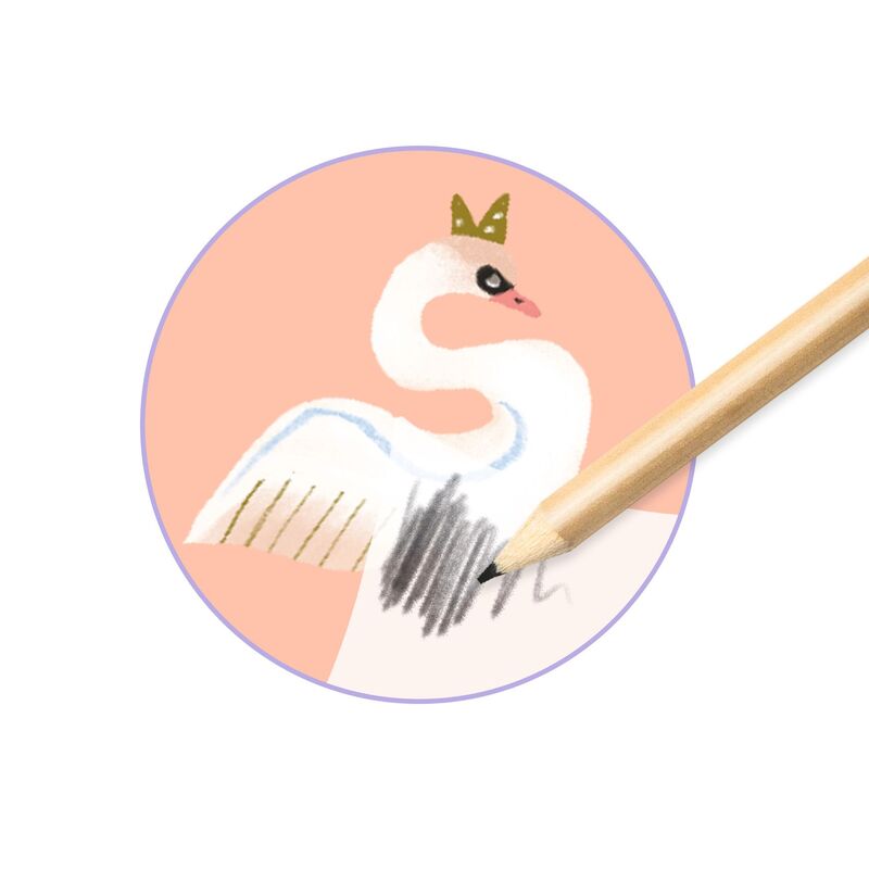 Rub-On Transfer Activity Set - Little Ballet Dancers