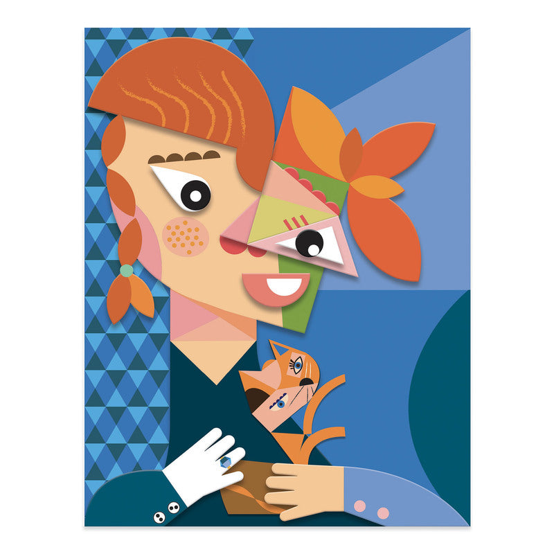 Inspired by Pablo Picasso - Square Heads