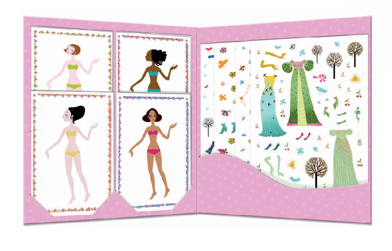 Dresses Through Seasons Stickers And Paper Dolls