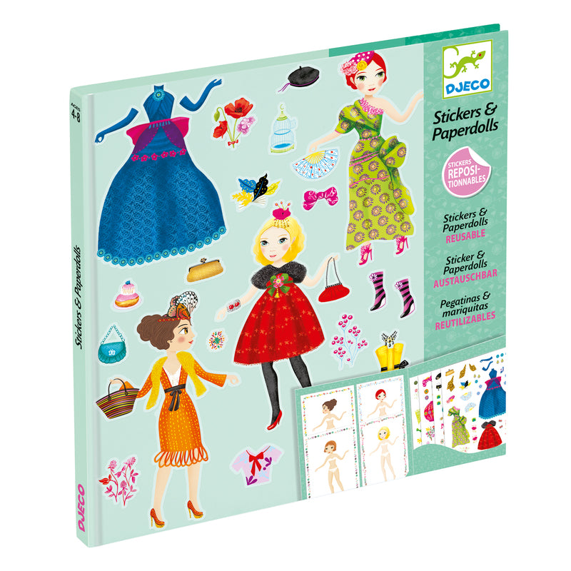 Massive Fashion Stickers And Paper Dolls