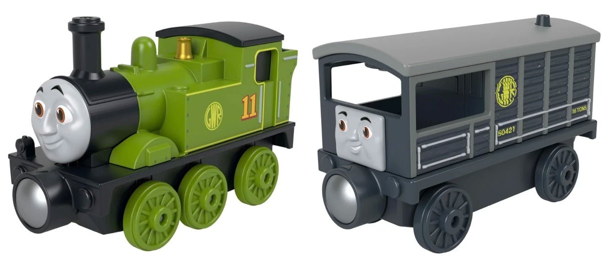 Die-Cast Push Along Engine - Oliver & Toad - NEW