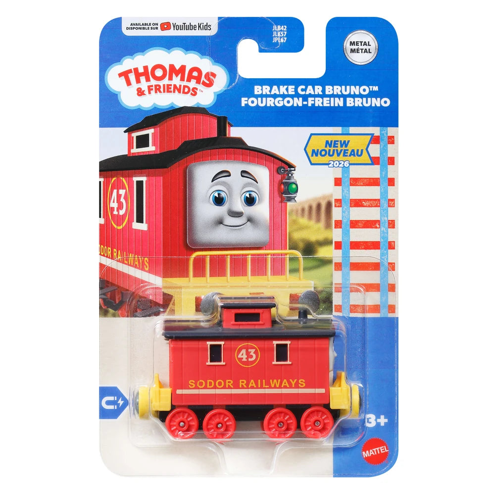 Die-Cast Push Along Engine - Break Car Bruno