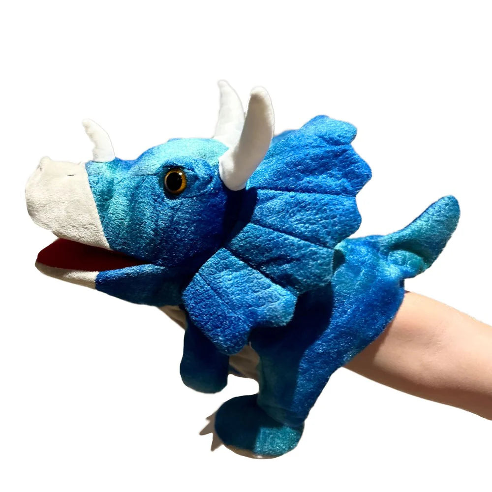 Plush Hand Puppet - Triceratops