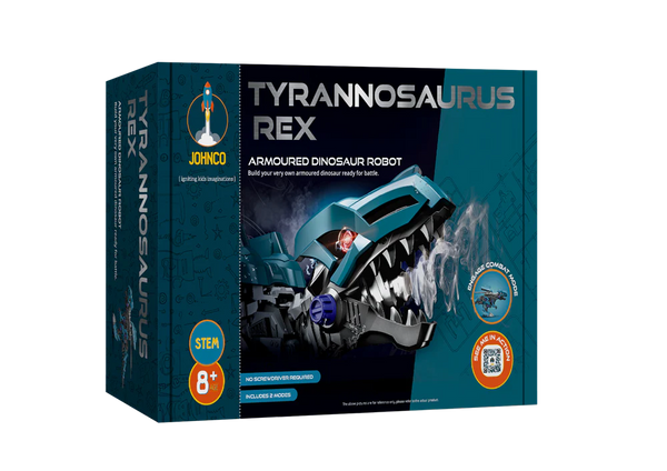 Johnco - Tyrannosaurus Rex - Armoured Dinosaur Robot Kit