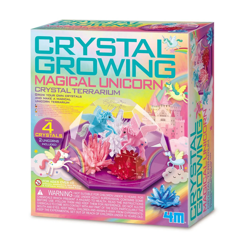 Crystal Growing - Magical Unicorn Crystal Terrarium