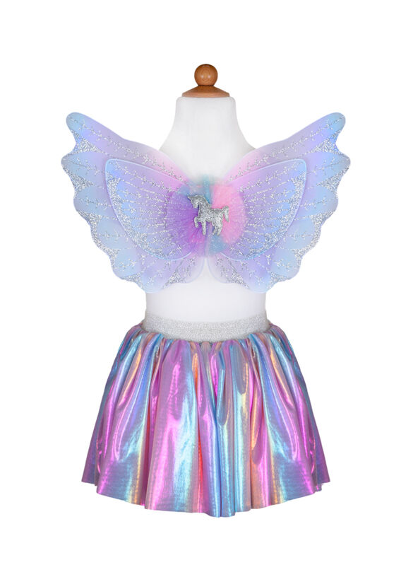 Pastel Magical Unicorn Skirt & Wings (4-6 Years)