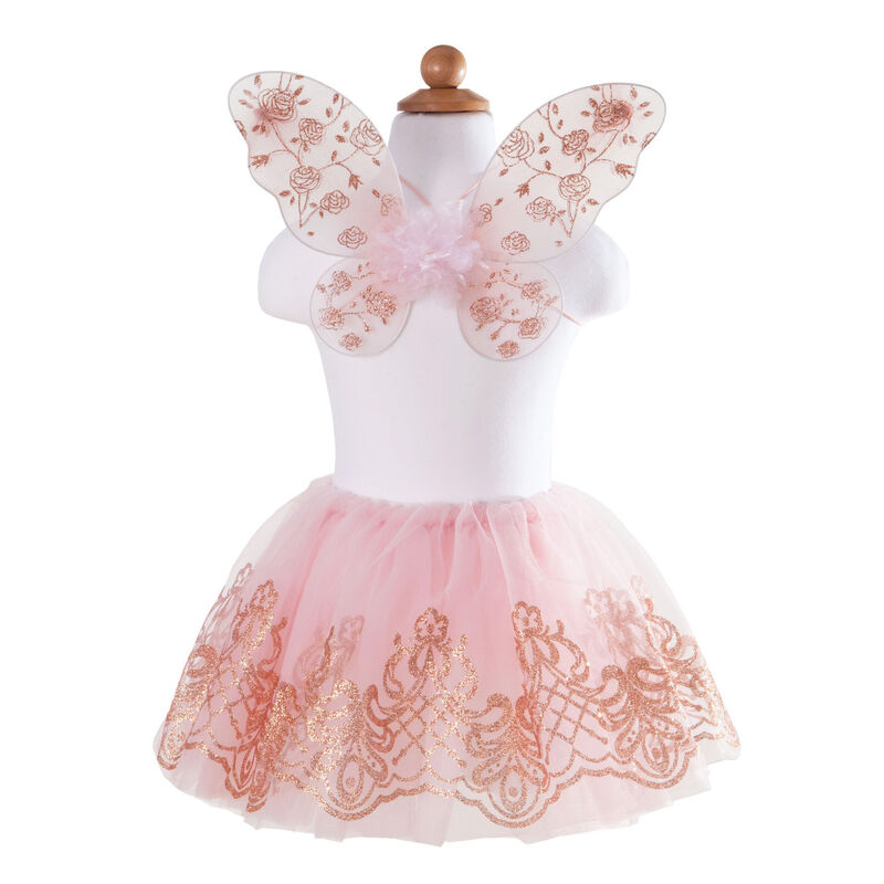 Rose Gold Tutu & Wings Set Size (4-6 Years)