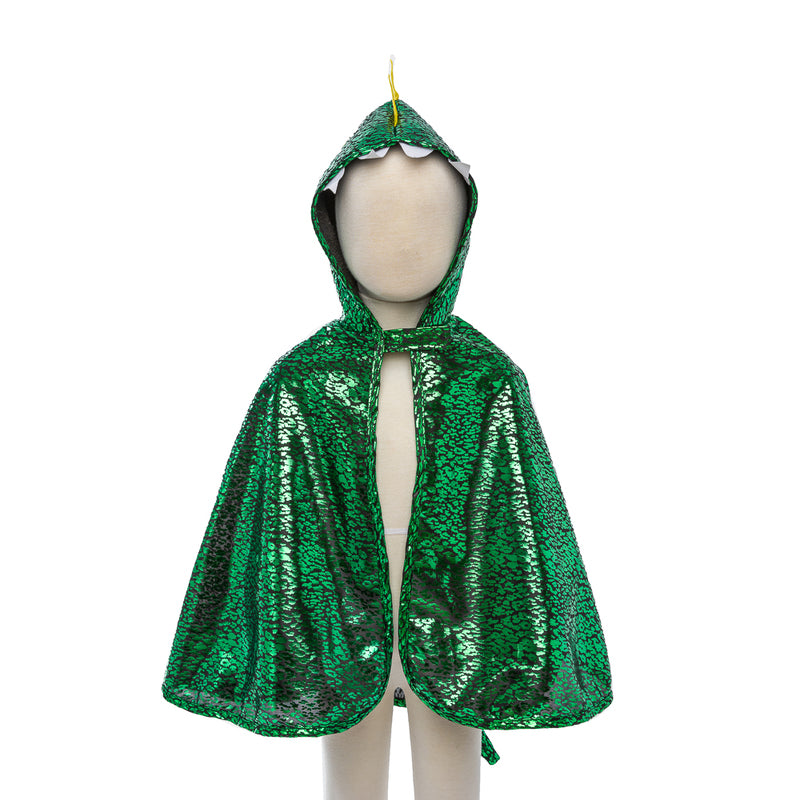 Metallic Green Dragon Cape (2-3 Years)