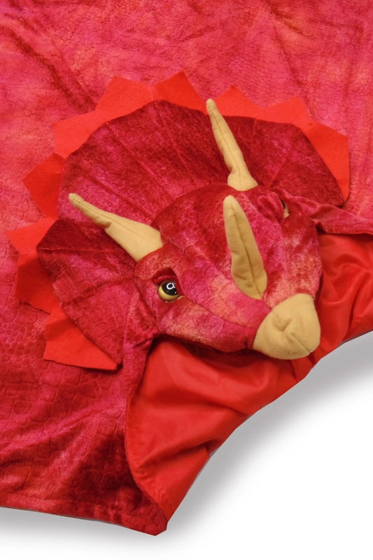 Triceratops Hooded Cape (Size 4-5)