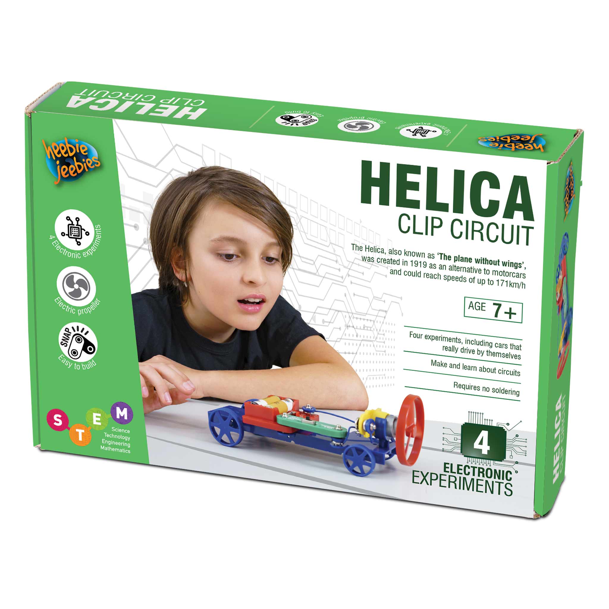 Helica Clip Circuit - Electronic Car Kit