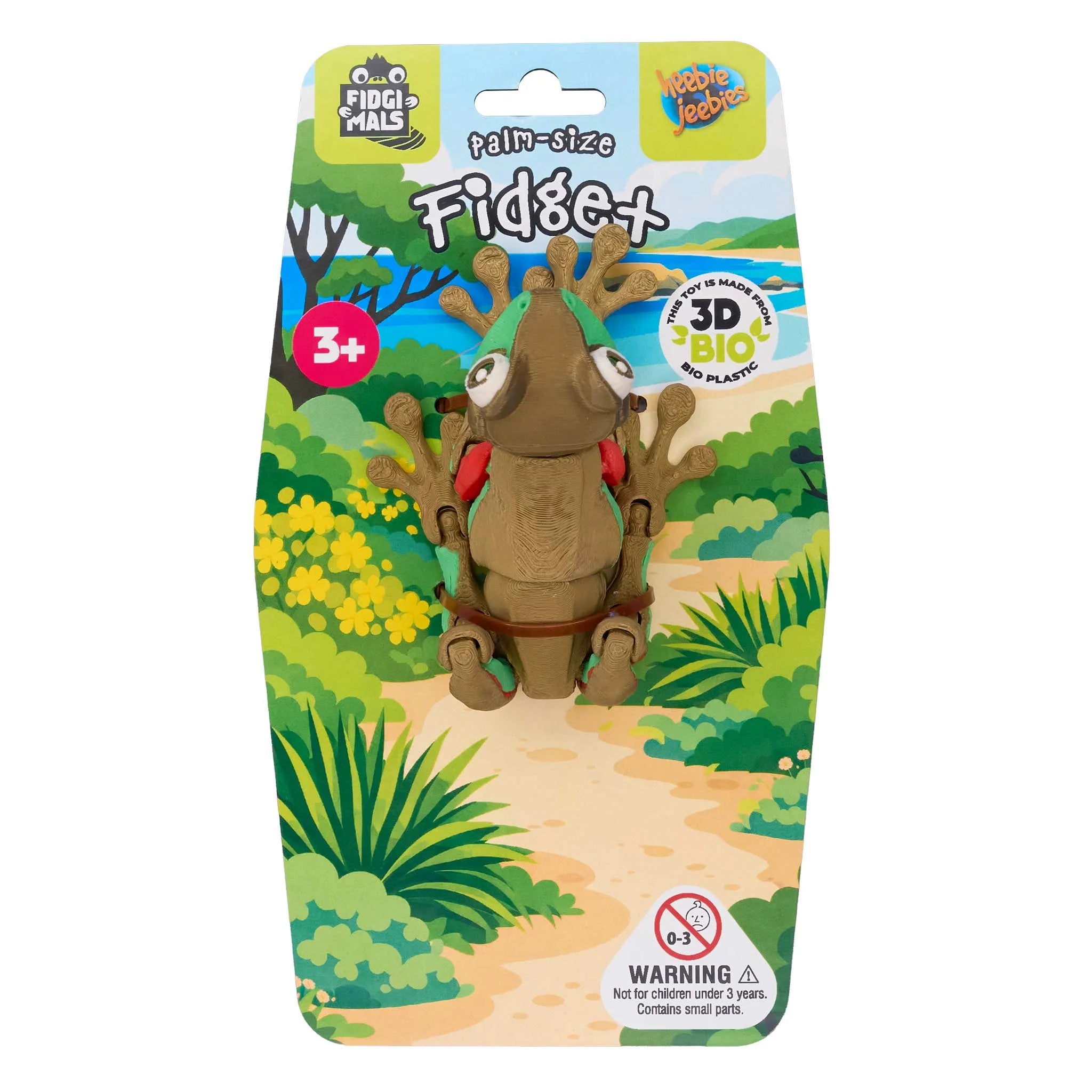 Fidgimals - Palm-size Fidget - Blue Mountain Tree Frog