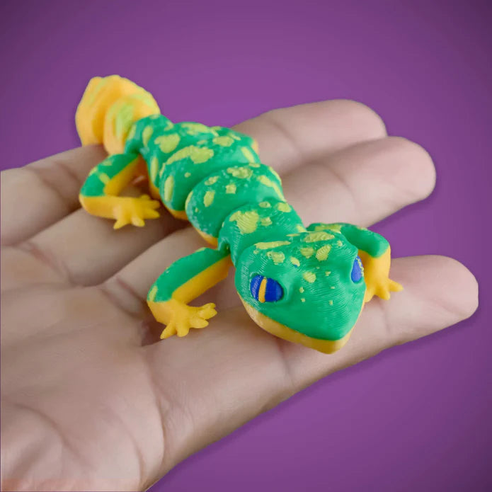 Fidgimals - Palm-size Fidget - Emerald Gecko