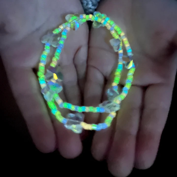 Crystal Butterfly BBF Bracelet Set