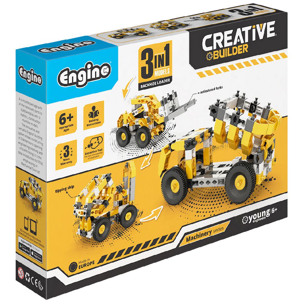 Creative Builder - 3 in 1 - Backhoe Loader