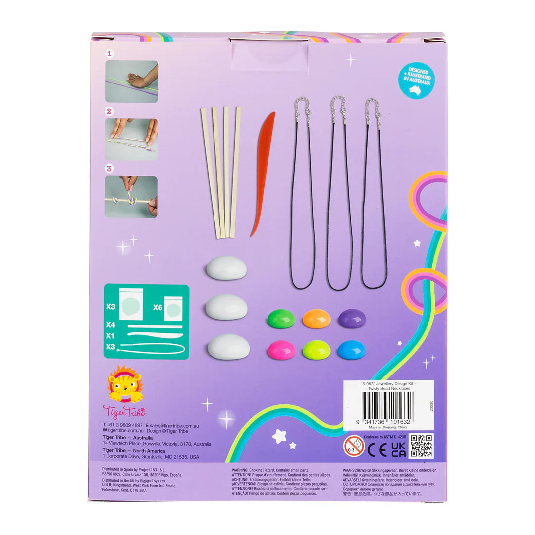 Jewellery Design Kit - Twisted Bead Necklace