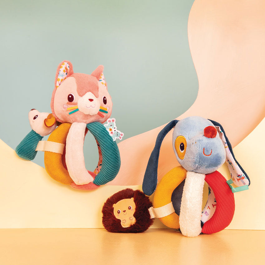 Jules Dog Rattle with Handles