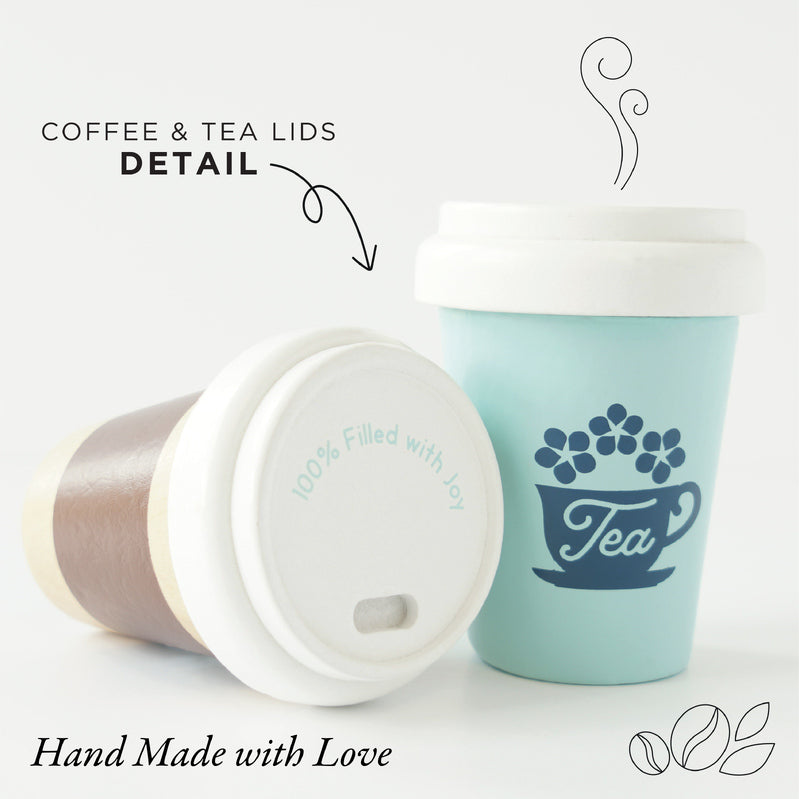 Tea & Coffee Re-Useable Eco Cups - 2 Piece
