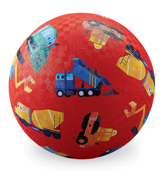 7 inch Playground Ball - Little Builder (Red)