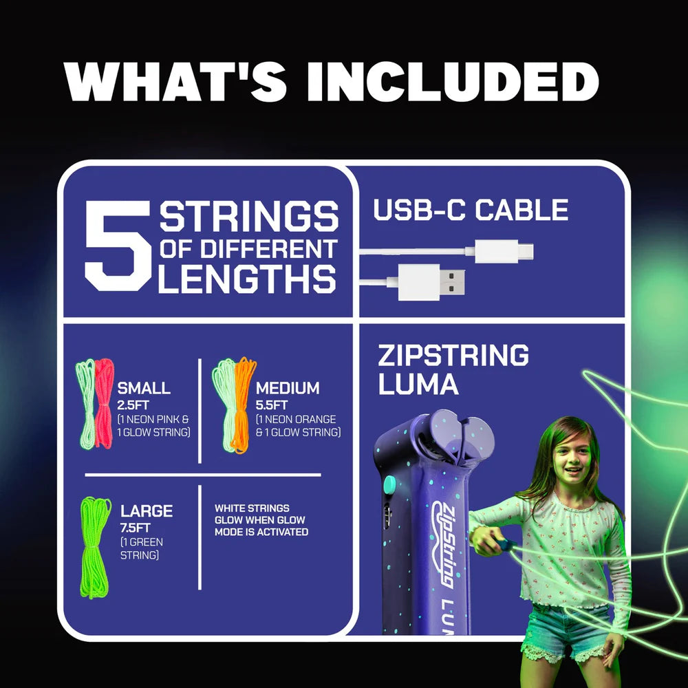 ZipString Luma - Glow in The Dark