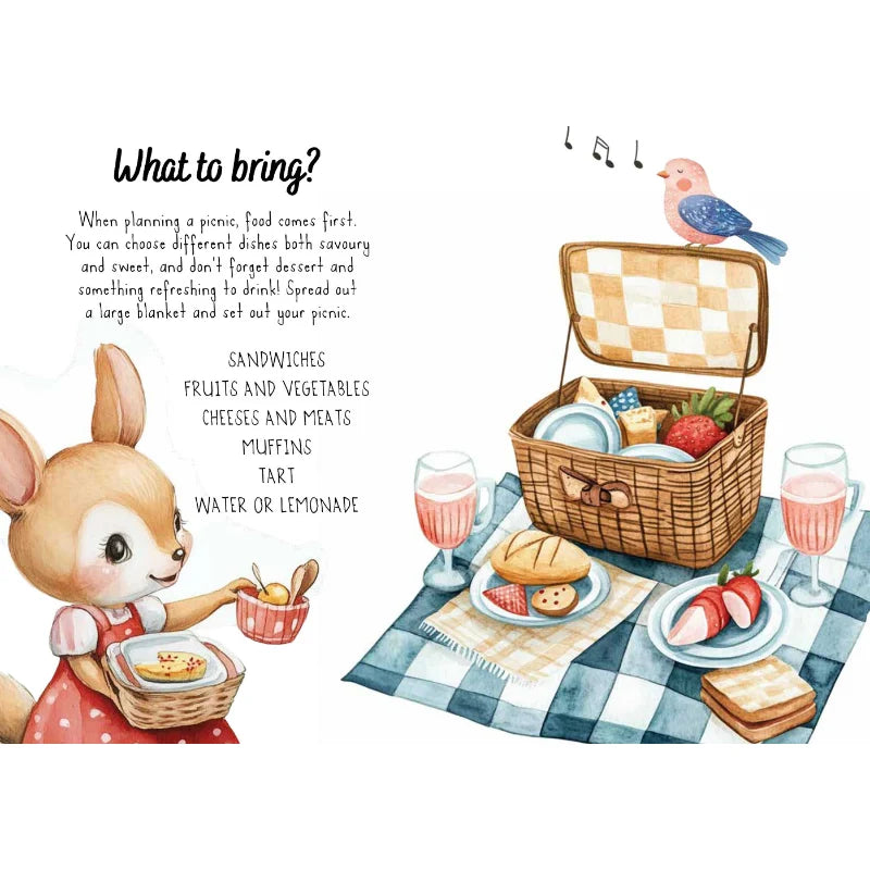 Sassi Magic Water Puzzle & Book Set - Picnic