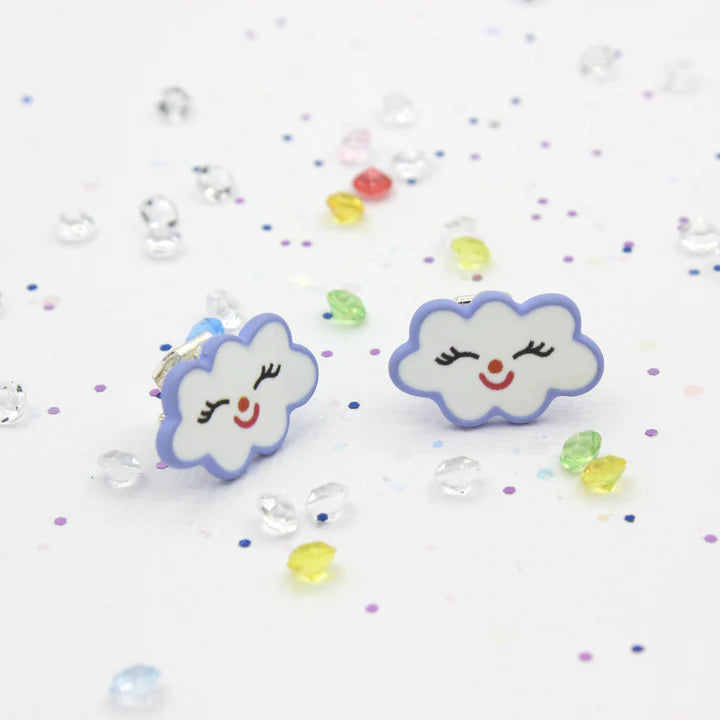 Mon Coco - Smile Cloud Clip-On Earrings