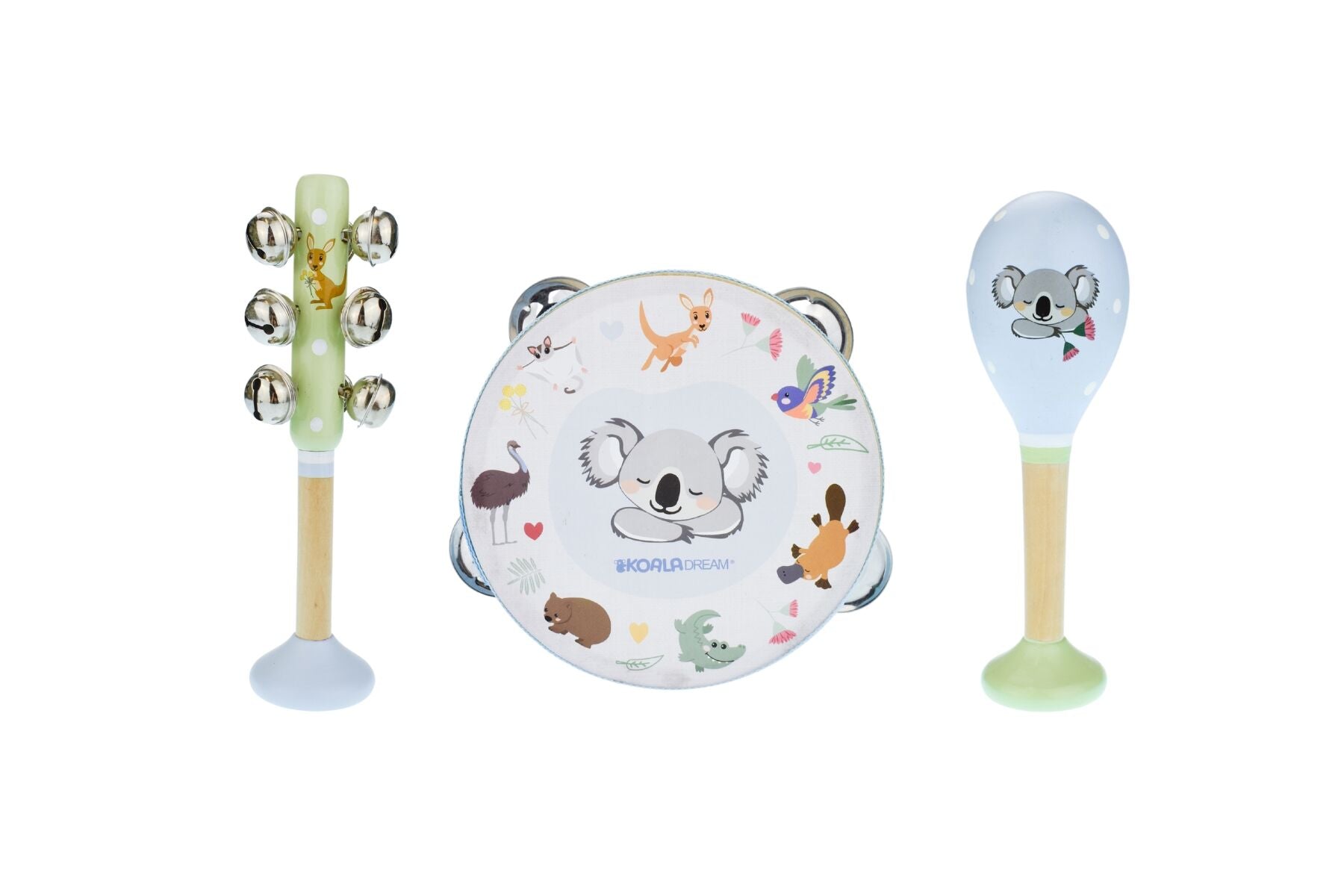 Bush Buddies Australian Animals 3pcs Music Set
