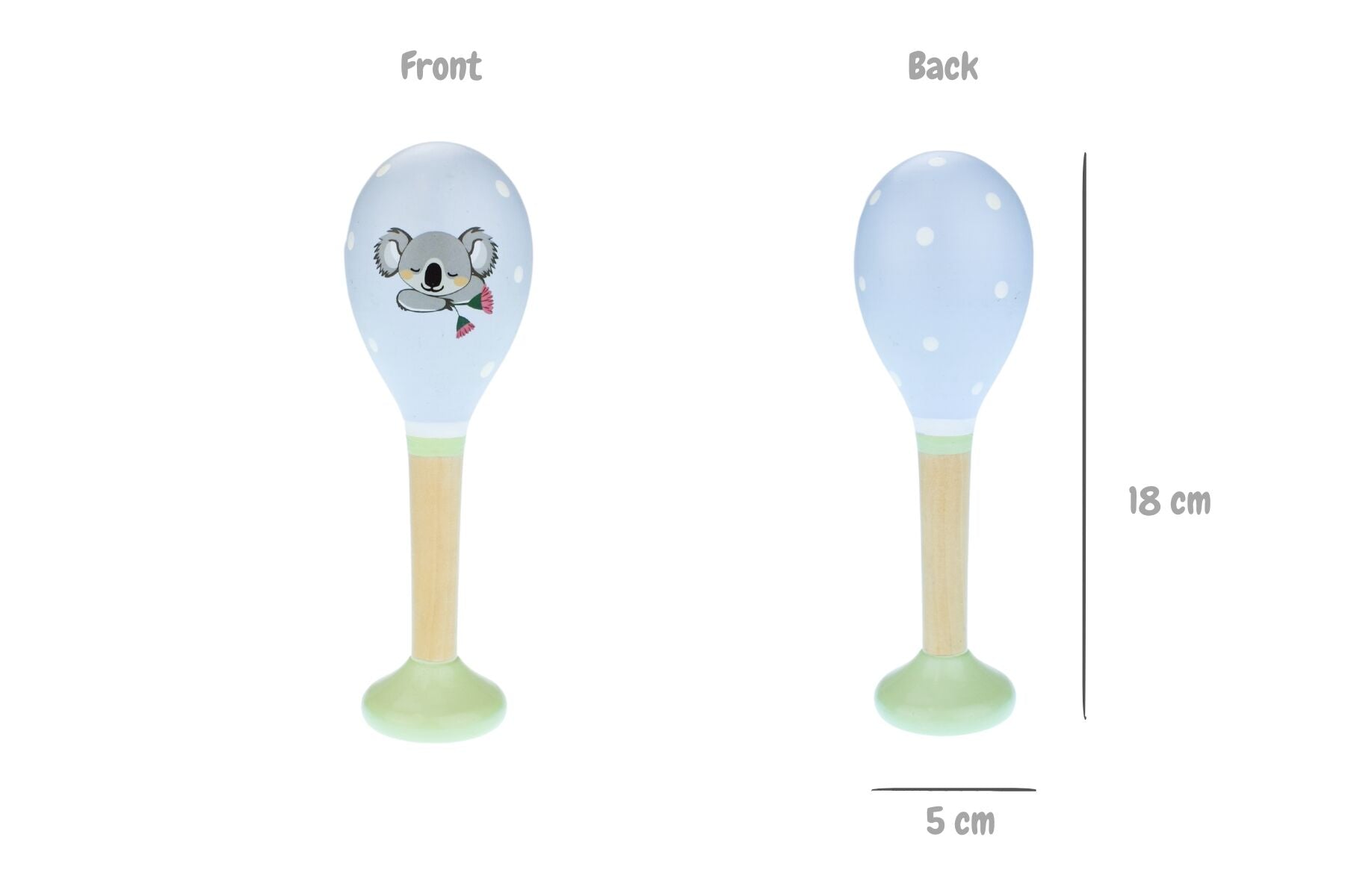 Bush Buddies Australian Animals Maraca & Bell Stick Music Set